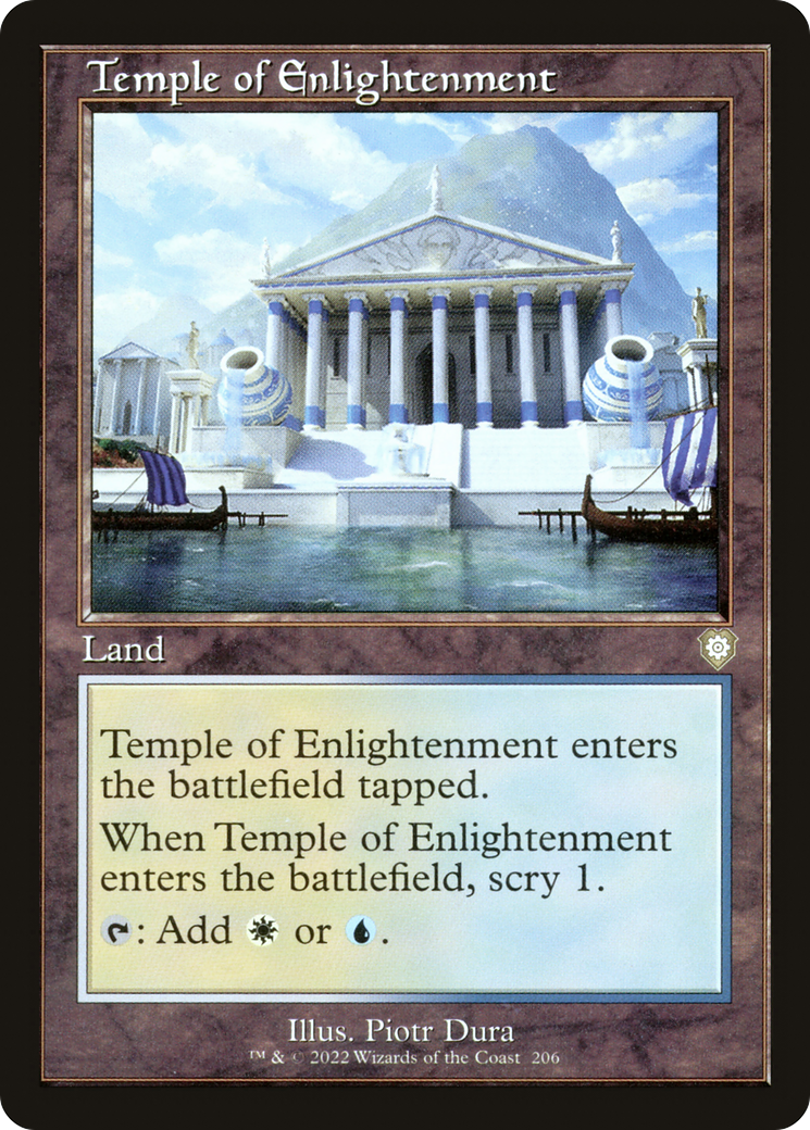Temple of Enlightenment (Retro Frame) (BRC-206)  - The Brothers' War Commander
