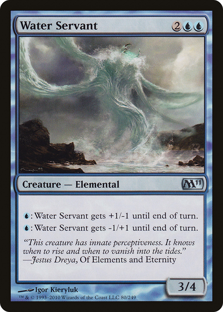 Water Servant (M11-080)  Foil - Magic 2011