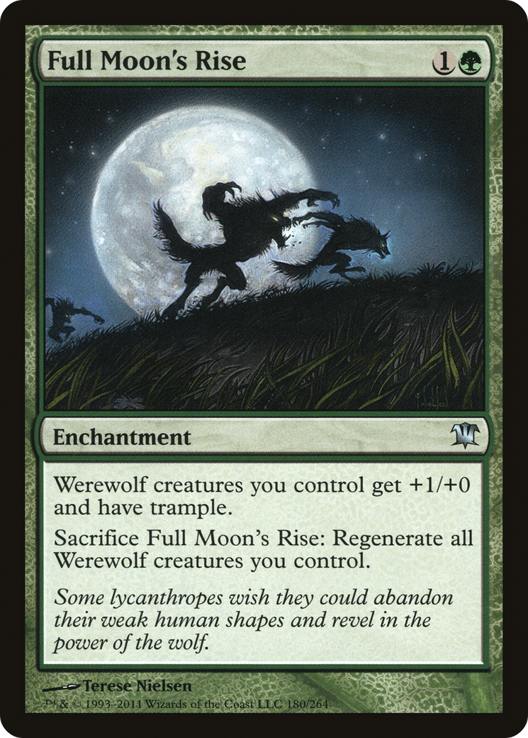 Full Moon's Rise (ISD-180)  Foil - Innistrad