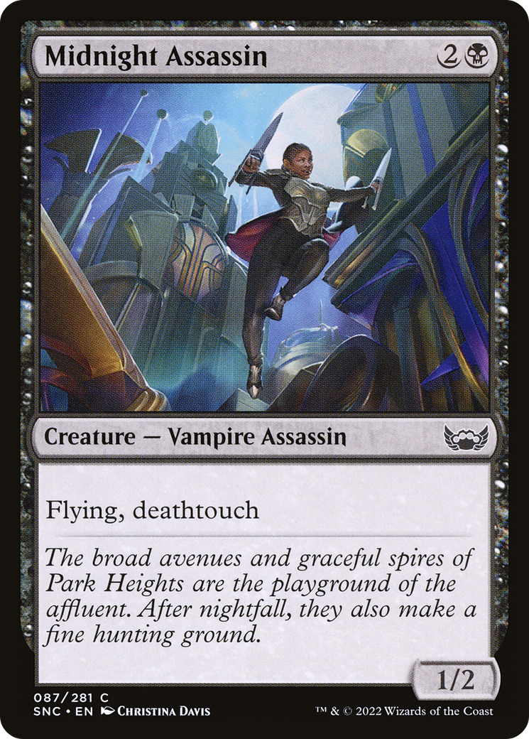 Midnight Assassin (SNC-087)  Foil - Streets of New Capenna