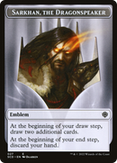 Sarkhan, the Dragonspeaker Emblem (TSCD-027)  - Starter Commander Deck Tokens