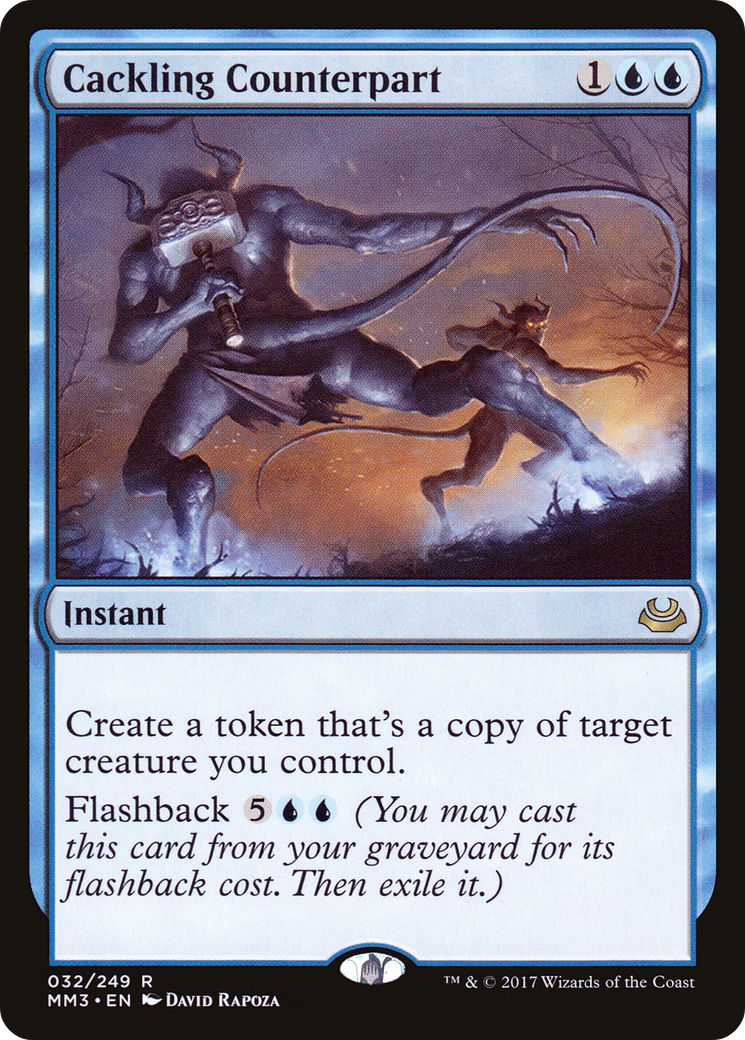Cackling Counterpart (MM3-032)  - Modern Masters 2017