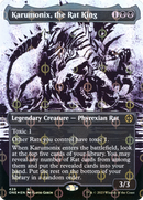 Karumonix, the Rat King (Showcase) (Step-and-Compleat Foil) (ONE-439)  Foil - Phyrexia: All Will Be One: (Showcase) (Borderless)