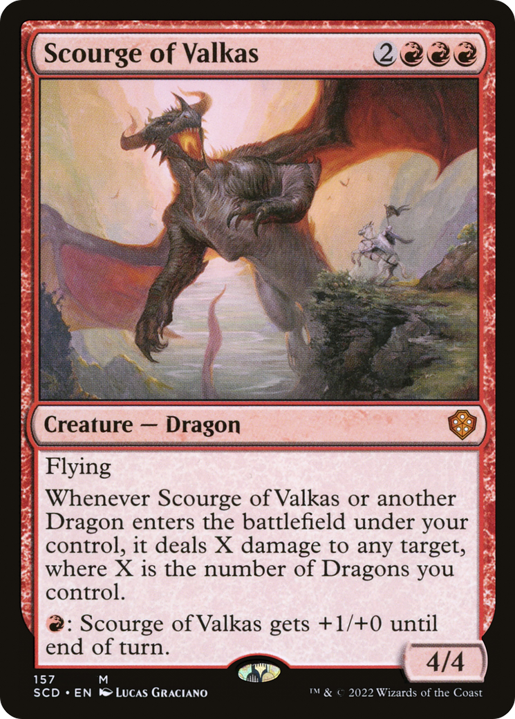 Scourge of Valkas (SCD-157)  - Starter Commander Decks