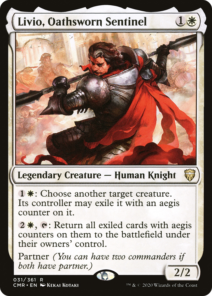 Livio, Oathsworn Sentinel (CMR-031)  - Commander Legends