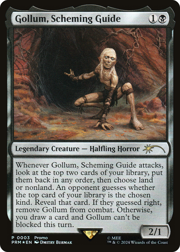 Gollum, Scheming Guide (UMP-003)  Foil - Tales of Middle-earth Deluxe Commander Kit