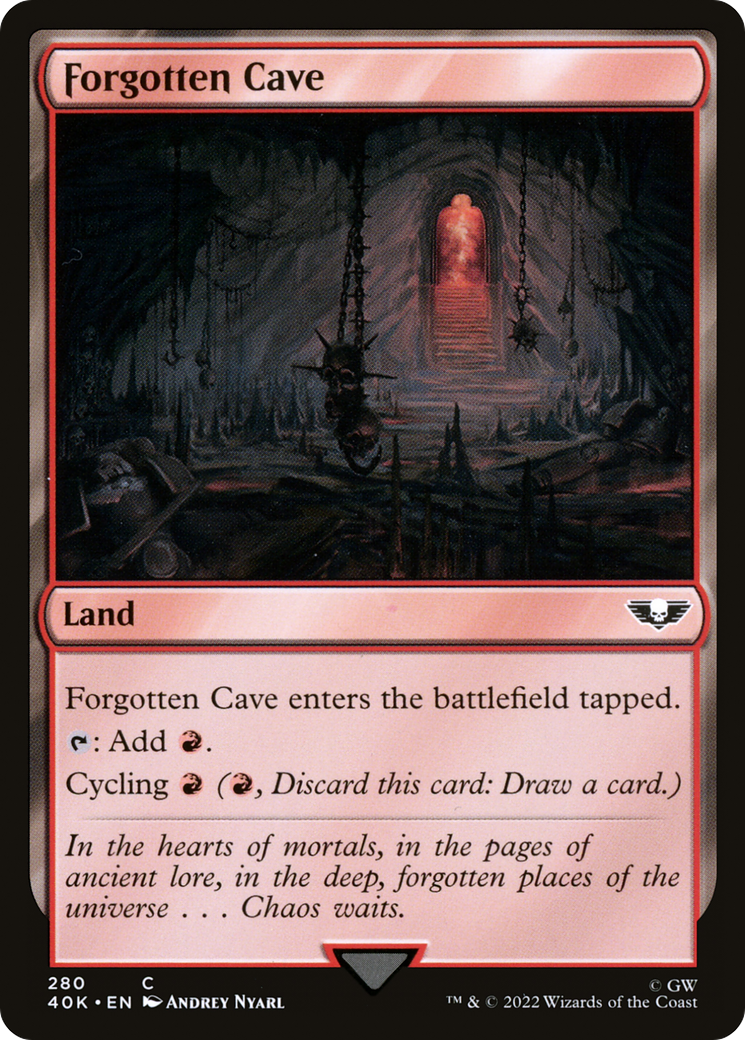 Forgotten Cave (40K-280)  - Warhammer 40,000 Commander