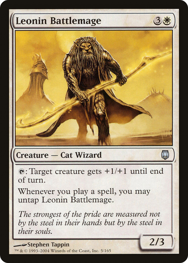 Leonin Battlemage (DST-005)  - Darksteel