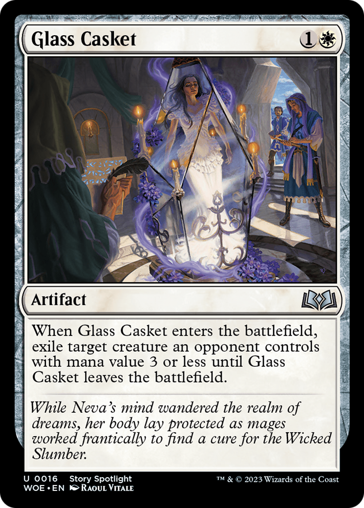 Glass Casket (WOE-016)  - Wilds of Eldraine