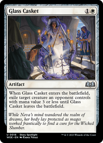 Glass Casket (WOE-016)  Foil - Wilds of Eldraine