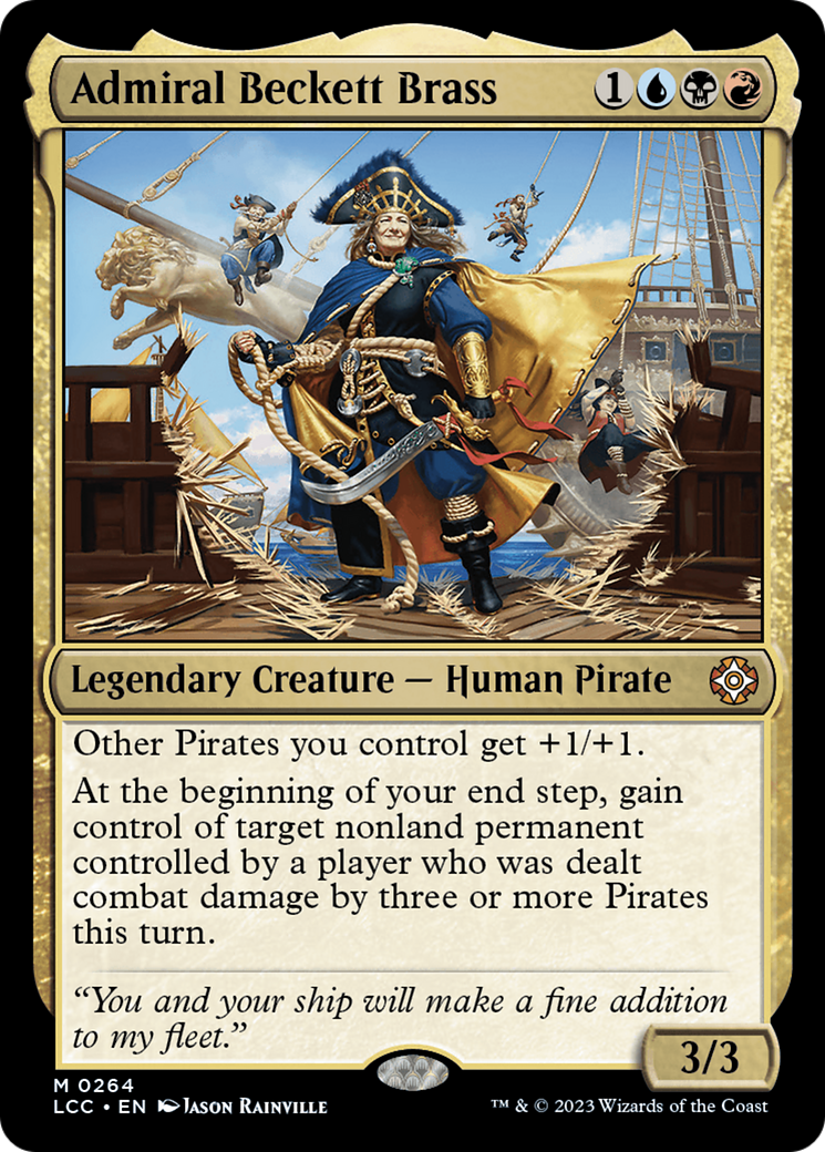 Admiral Beckett Brass (LCC-264)  - The Lost Caverns of Ixalan Commander