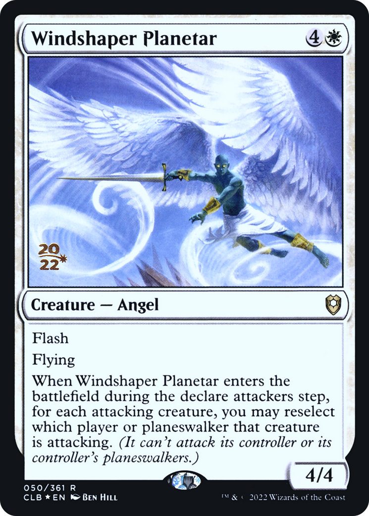 Windshaper Planetar [Commander Legends: Battle for Baldur's Gate Prerelease Promos]