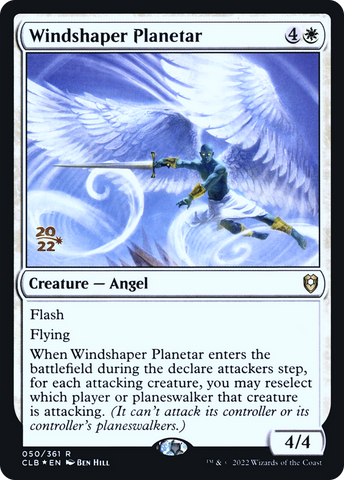Windshaper Planetar [Commander Legends: Battle for Baldur's Gate Prerelease Promos]
