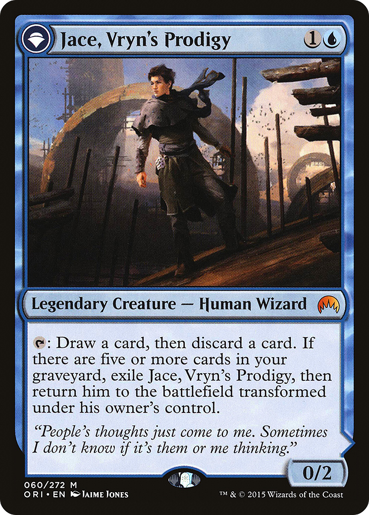 Jace, Vryn's Prodigy (ORI-060)  Foil - Magic Origins: (originpwdfc)