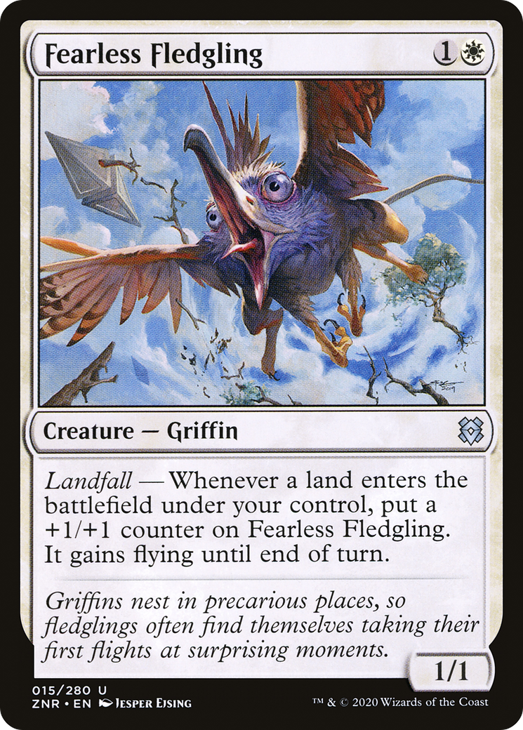 Fearless Fledgling (ZNR-015)  Foil - Zendikar Rising
