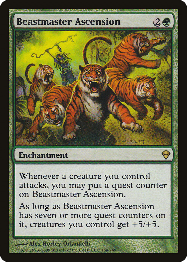 Beastmaster Ascension (ZEN-159)  Foil - Zendikar