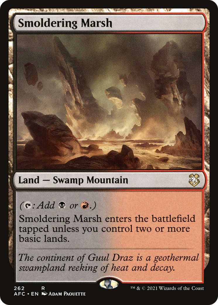 Smoldering Marsh (AFC-262) - Adventures in the Forgotten Realms Commander