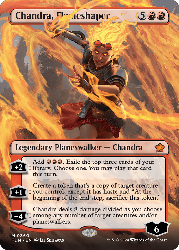 Chandra, Flameshaper (FDN-360)  - Foundations (Borderless)