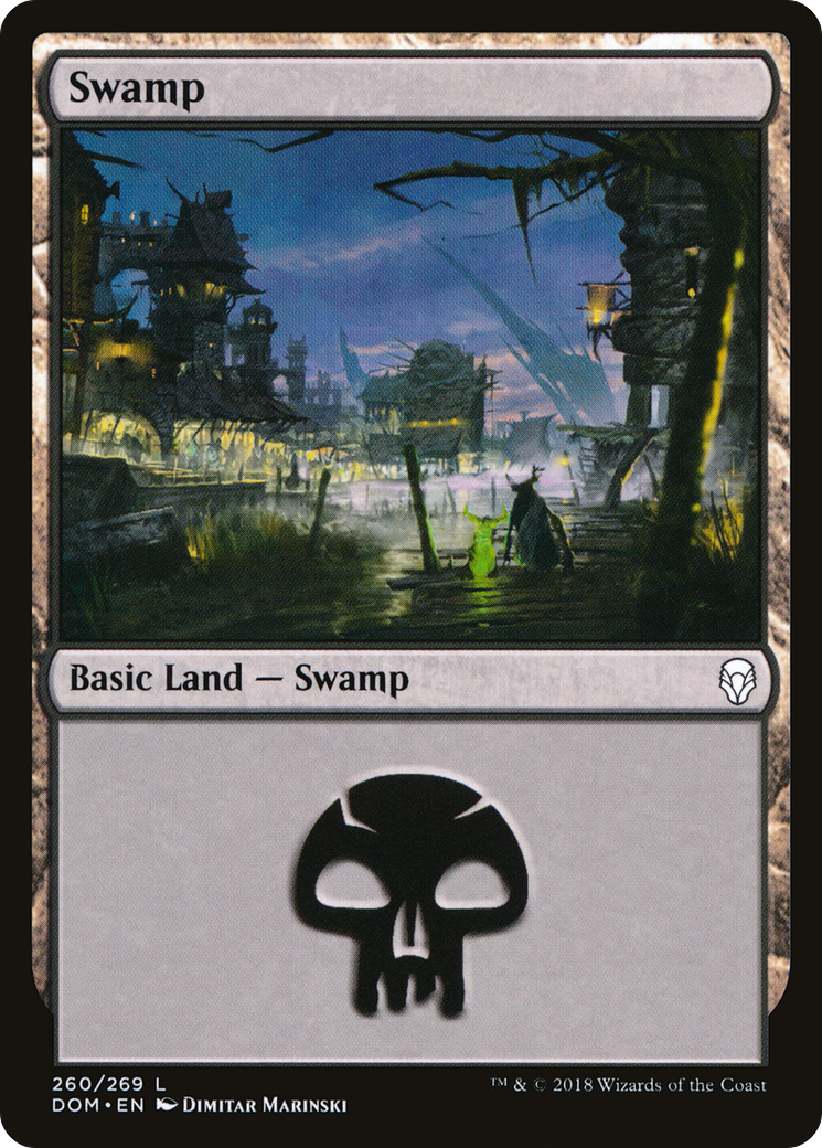 Swamp (260) (DOM-260)  - Dominaria