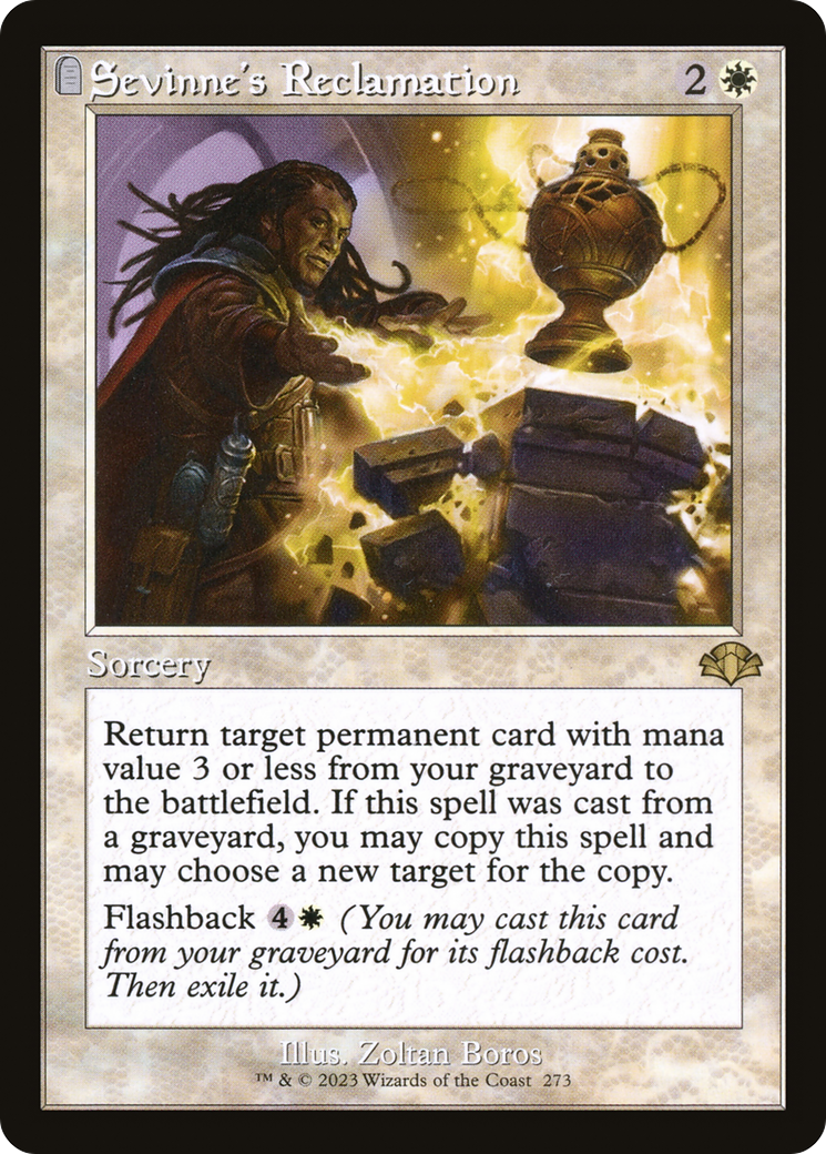 Sevinne's Reclamation (Retro Frame) (DMR-273)  - Dominaria Remastered: (tombstone)