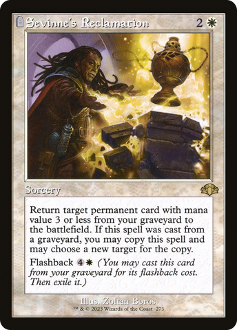Sevinne's Reclamation (Retro Frame) (DMR-273)  - Dominaria Remastered: (tombstone)