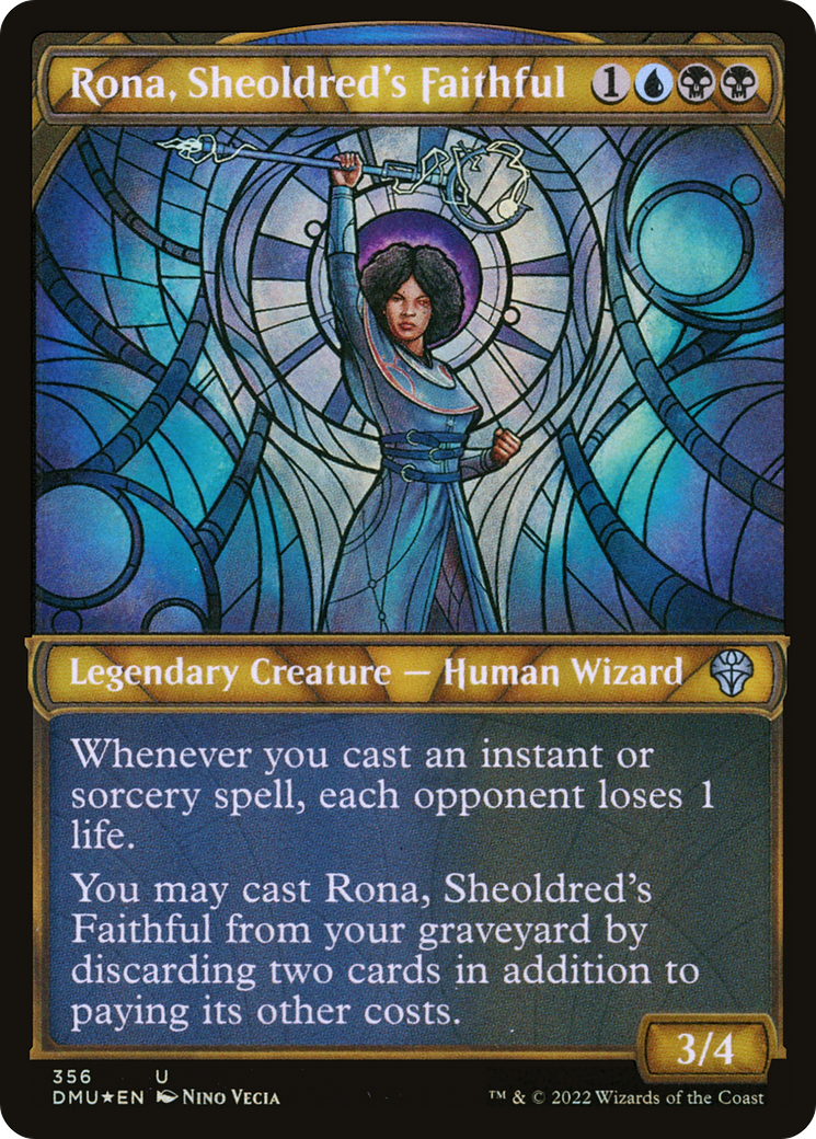 Rona, Sheoldred's Faithful (Textured Foil) (DMU-356)  Foil - Dominaria United: (Showcase)