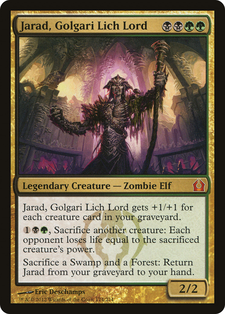 Jarad, Golgari Lich Lord (RTR-174)  Foil - Return to Ravnica