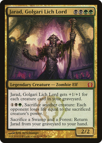 Jarad, Golgari Lich Lord (RTR-174)  Foil - Return to Ravnica