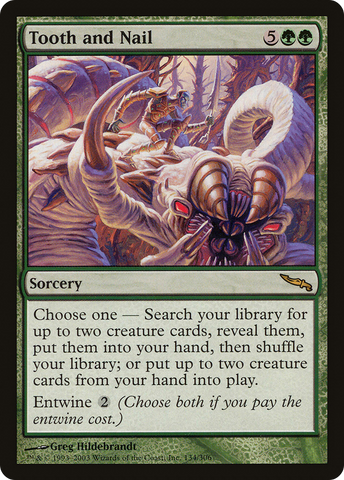 Tooth and Nail (MRD-134)  Foil - Mirrodin