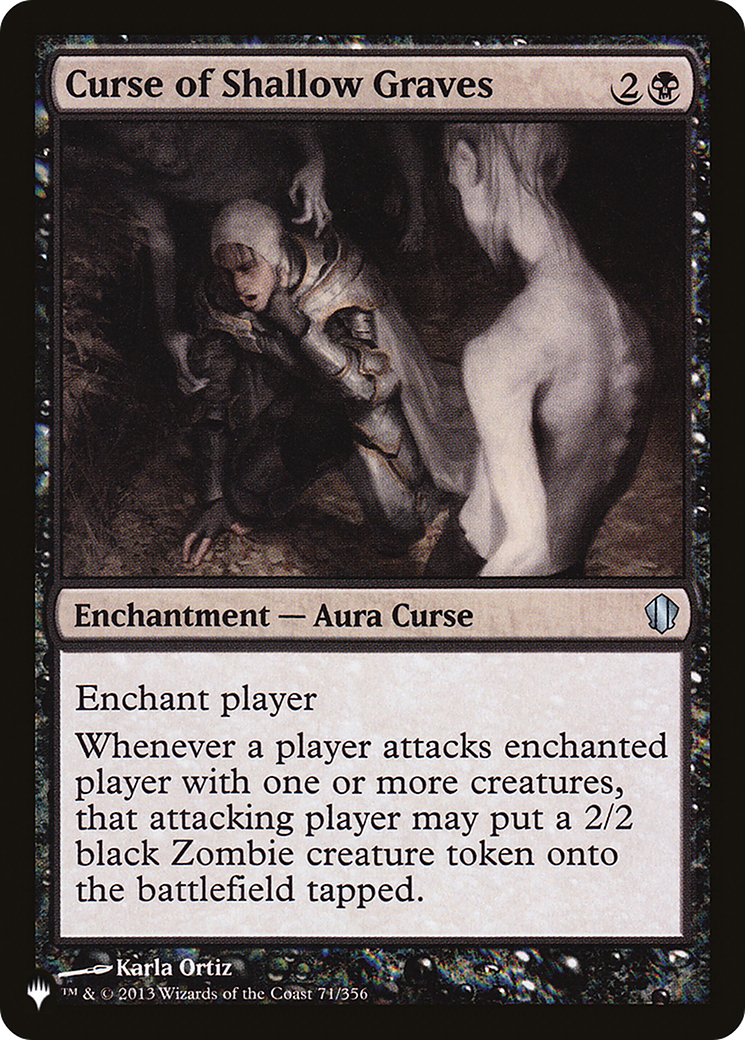 Curse of Shallow Graves (LIST-C13-71)  - The List