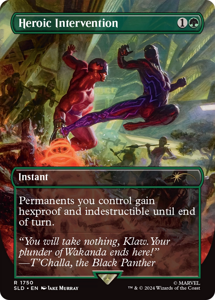 Heroic Intervention (SLD-1750)  - Secret Lair Drop (Borderless)