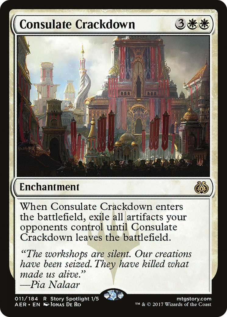 Consulate Crackdown (AER-011)  Foil - Aether Revolt