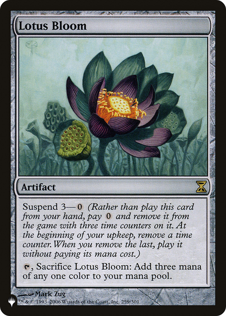 Lotus Bloom (LIST-259/301)  - The List