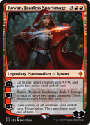 Rowan, Fearless Sparkmage (ELD-304) - Throne of Eldraine Foil