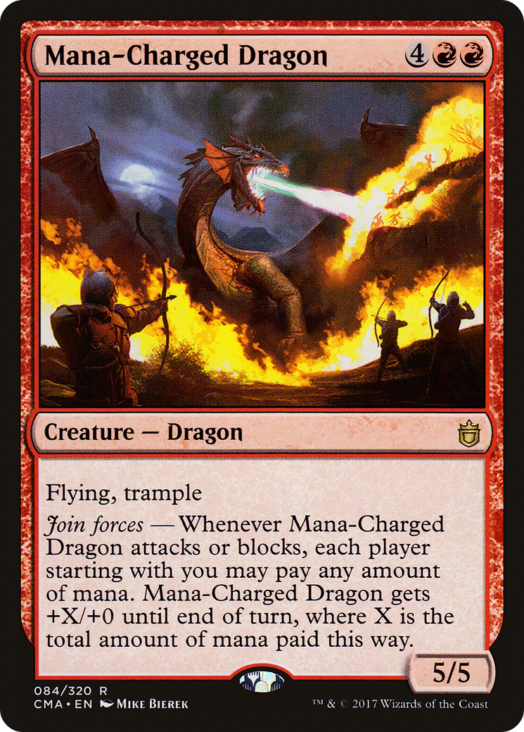 Mana-Charged Dragon (CMA-084)  - Commander Anthology