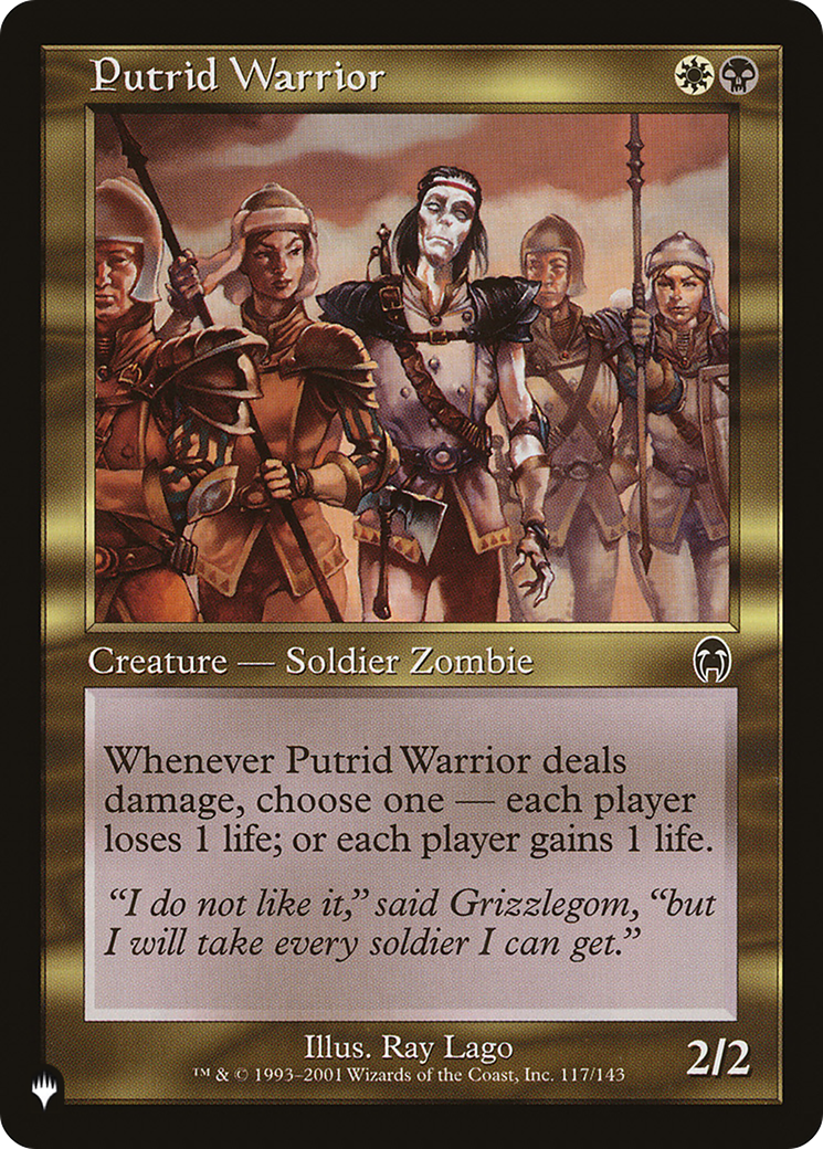 Putrid Warrior (LIST-APC-117)  - The List