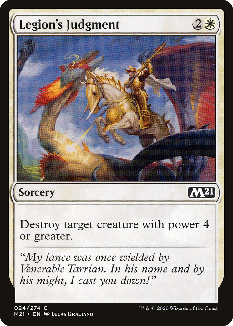 Legion's Judgment (M21-024)  Foil - Core Set 2021