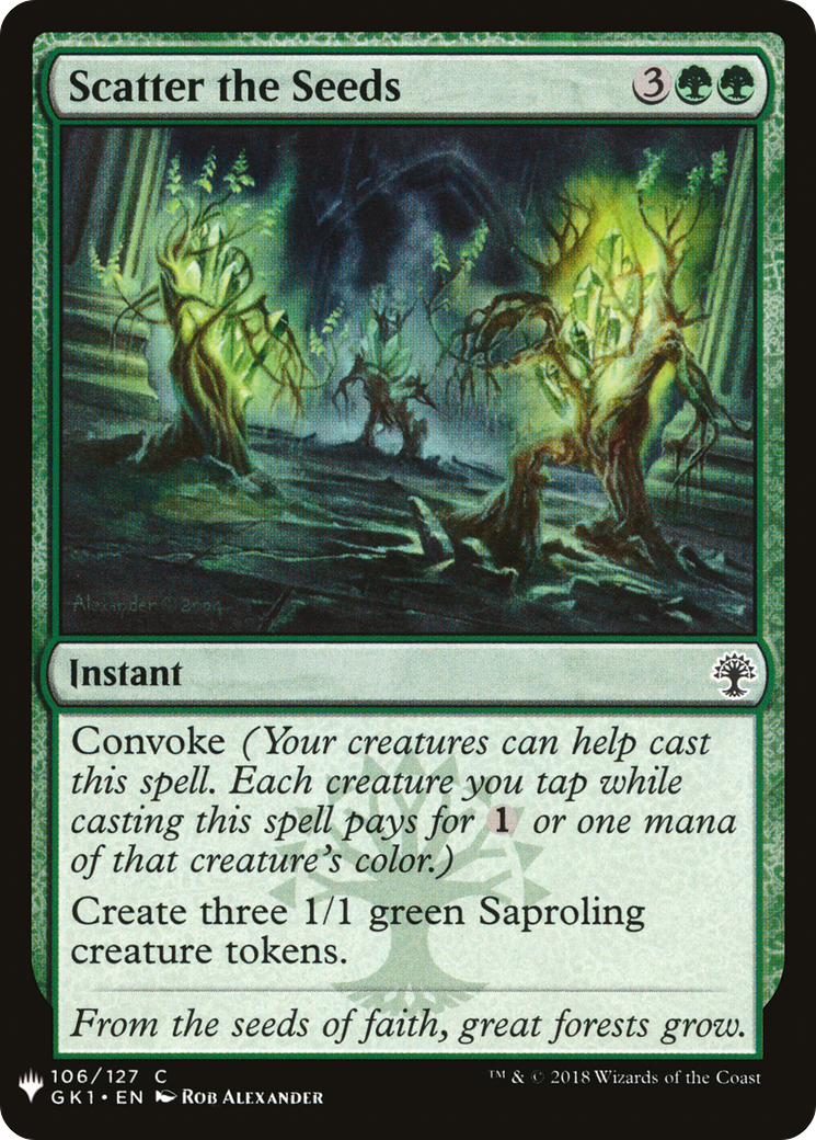 Scatter the Seeds (LIST-106)  - The List