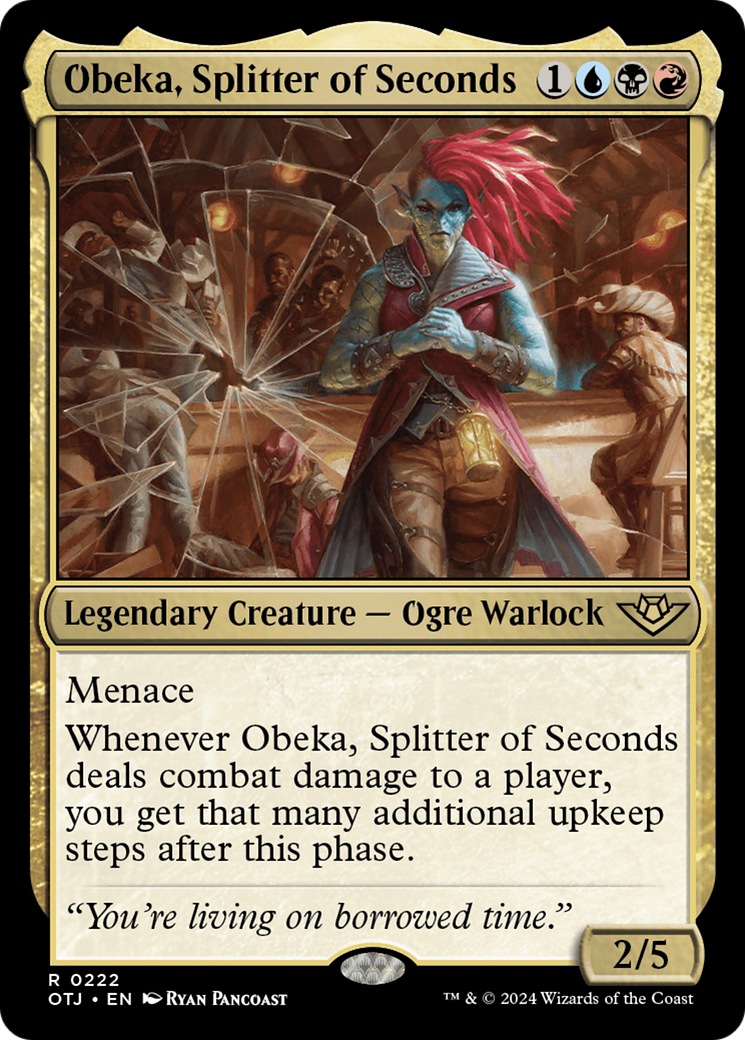 Obeka, Splitter of Seconds (OTJ-222)  Foil - Outlaws of Thunder Junction
