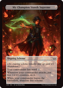My Champion Stands Supreme (Full Art) (A:DSC-341)  - Duskmourn: House of Horror Commander