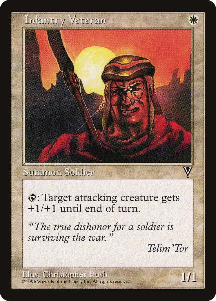 Infantry Veteran (VIS-)  - Visions