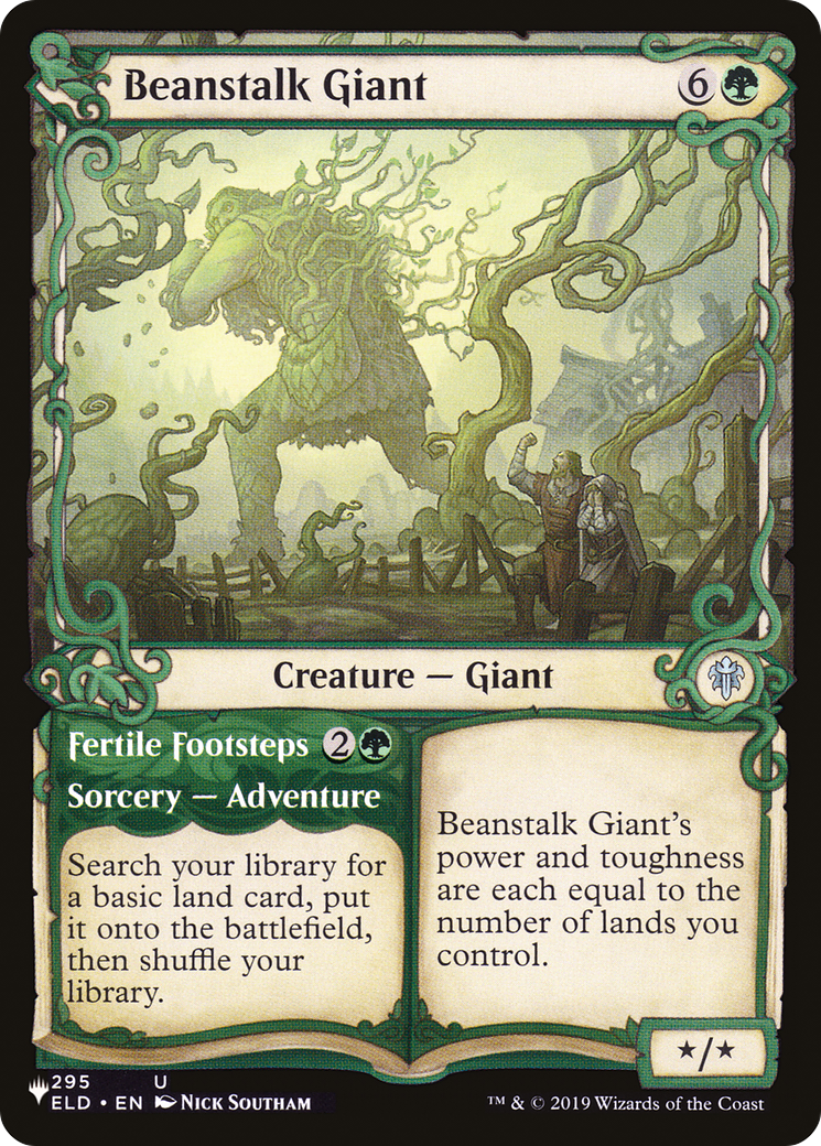 Beanstalk Giant (Showcase) (LIST-ELD-295)  - The List: (Showcase)