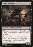 Grisly Survivor (HOU-064)  Foil - Hour of Devastation