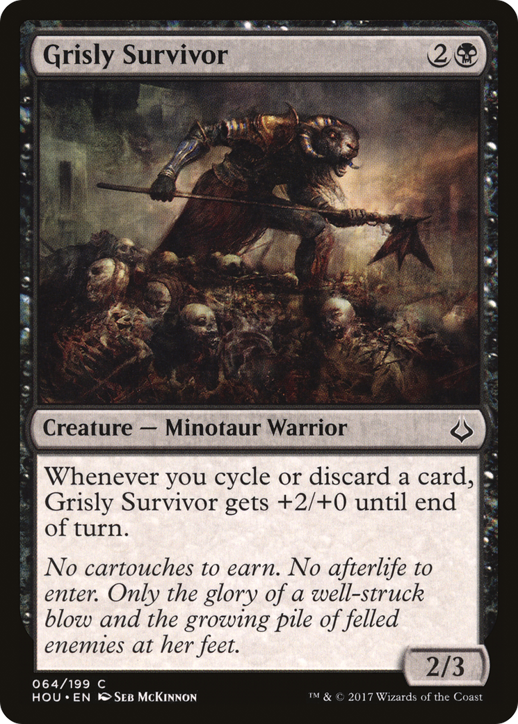 Grisly Survivor (HOU-064)  Foil - Hour of Devastation