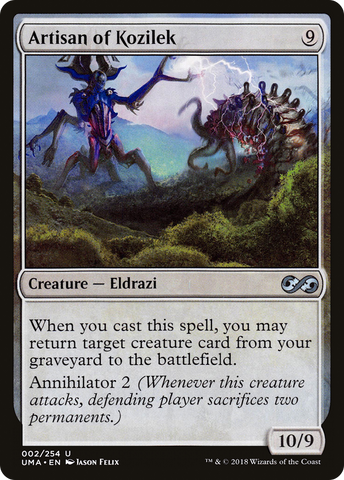 Artisan of Kozilek (UMA-002)  Foil - Ultimate Masters