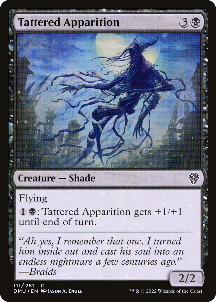 Tattered Apparition (DMU-111)  Foil - Dominaria United