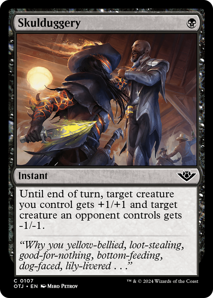 Skulduggery (OTJ-107)  Foil - Outlaws of Thunder Junction