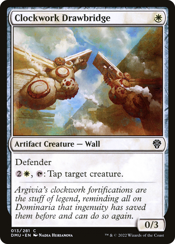 Clockwork Drawbridge (DMU-013)  Foil - Dominaria United
