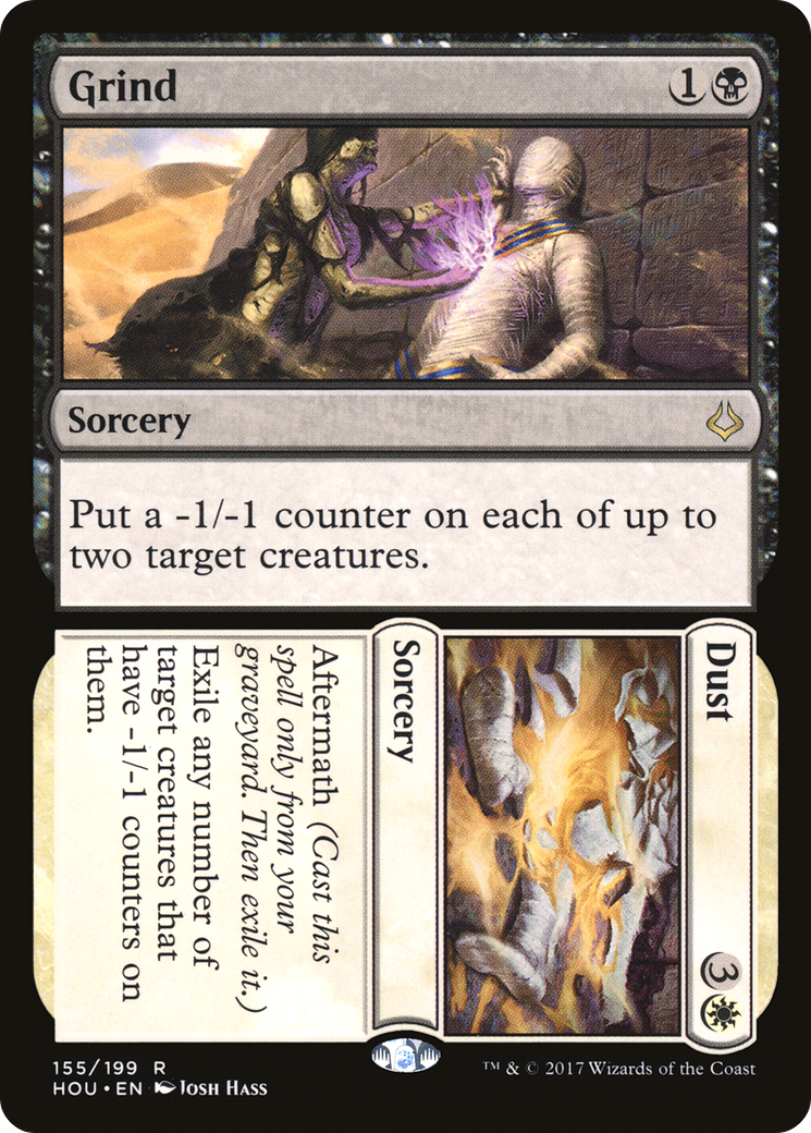 Grind // Dust (HOU-155)  Foil - Hour of Devastation