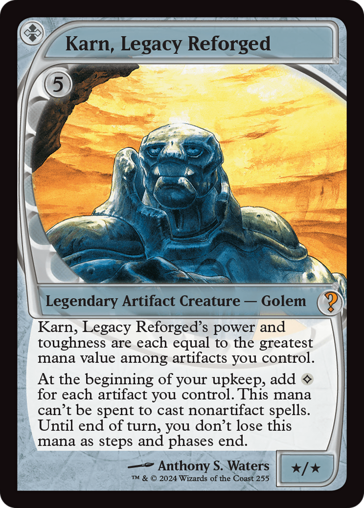 Karn, Legacy Reforged (Future Sight) (MB2-255)  Foil - Mystery Booster 2